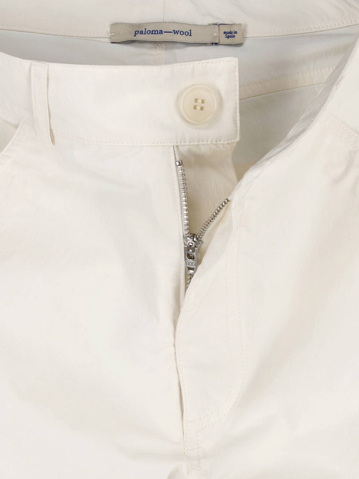 Wide-Leg Trousers with High Waist and Clean Design