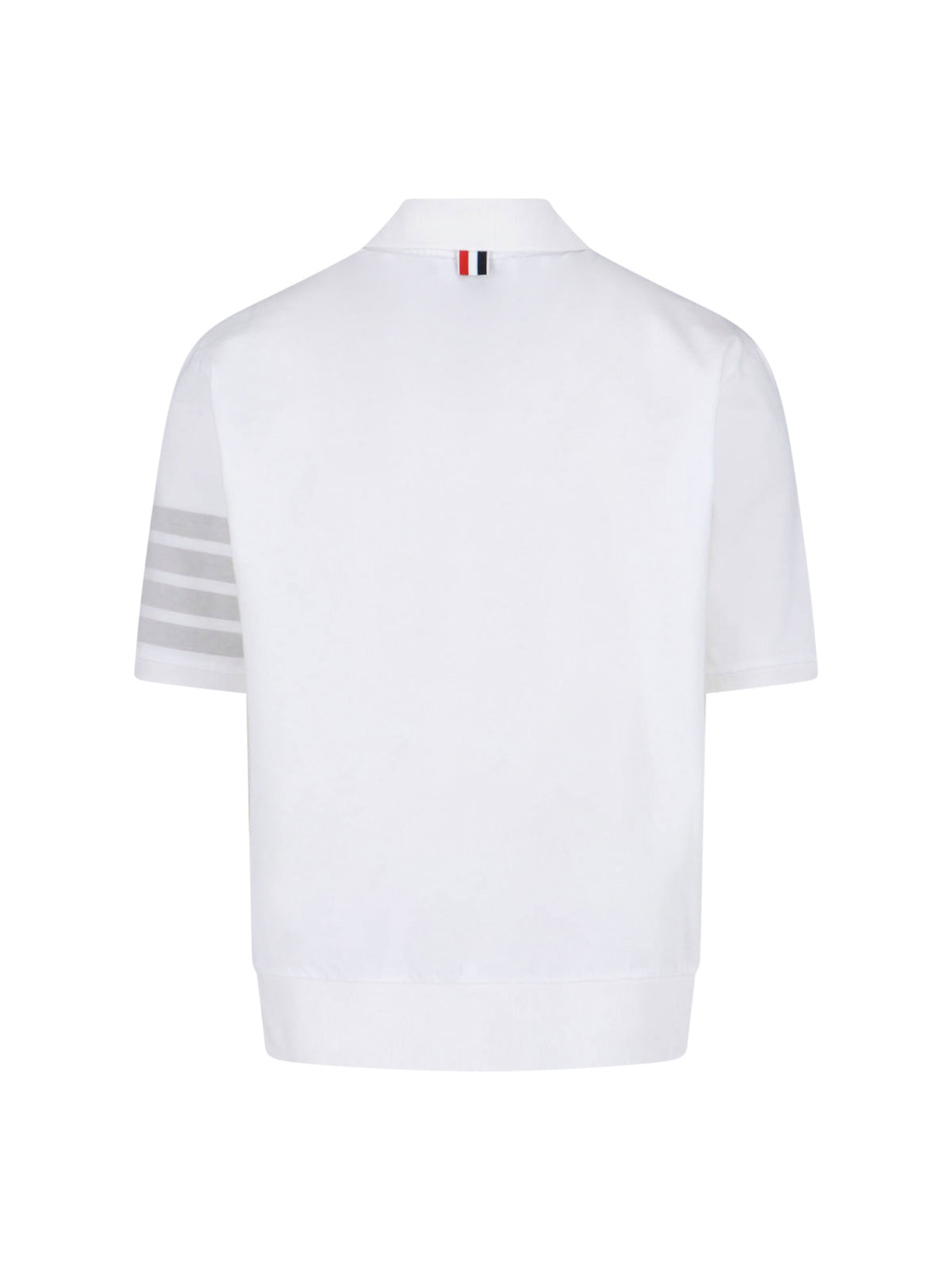"4 Bar" Polo Shirt – White