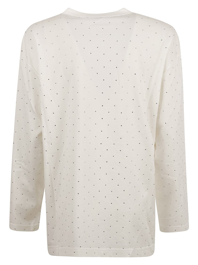 Relaxed Fit White Sweater