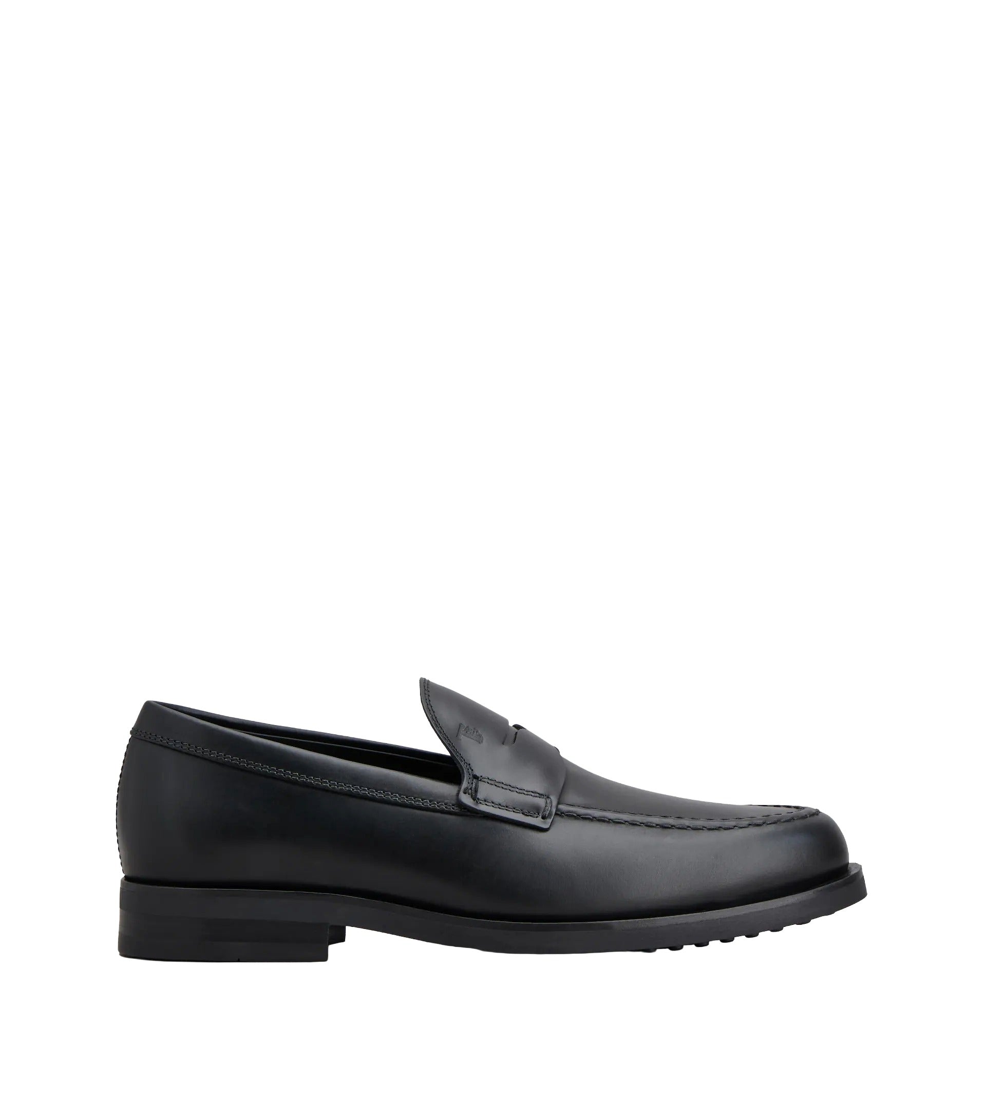 Black Mocassino Formale Gomma Zf Shoes