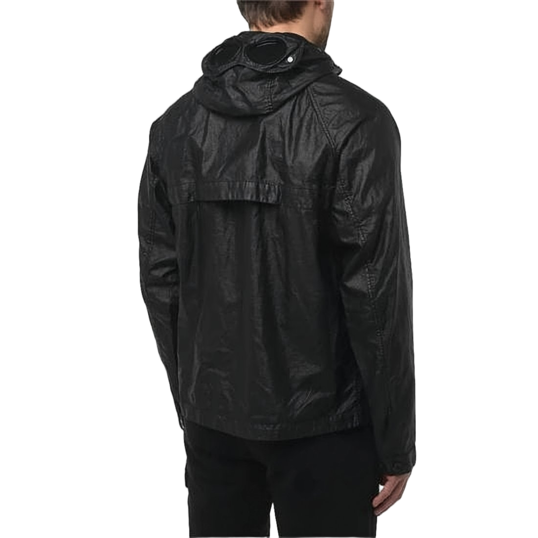 Linen Jacket with Integrated Goggles