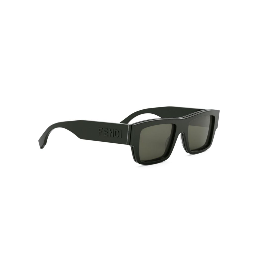 Fe40118i Bold Rectangular Sunglasses