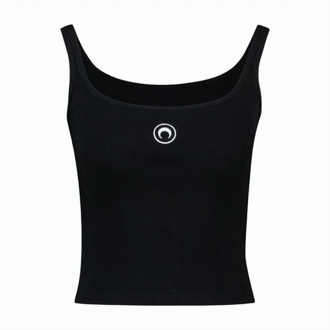 Crescent Moon Pattern Crop Top