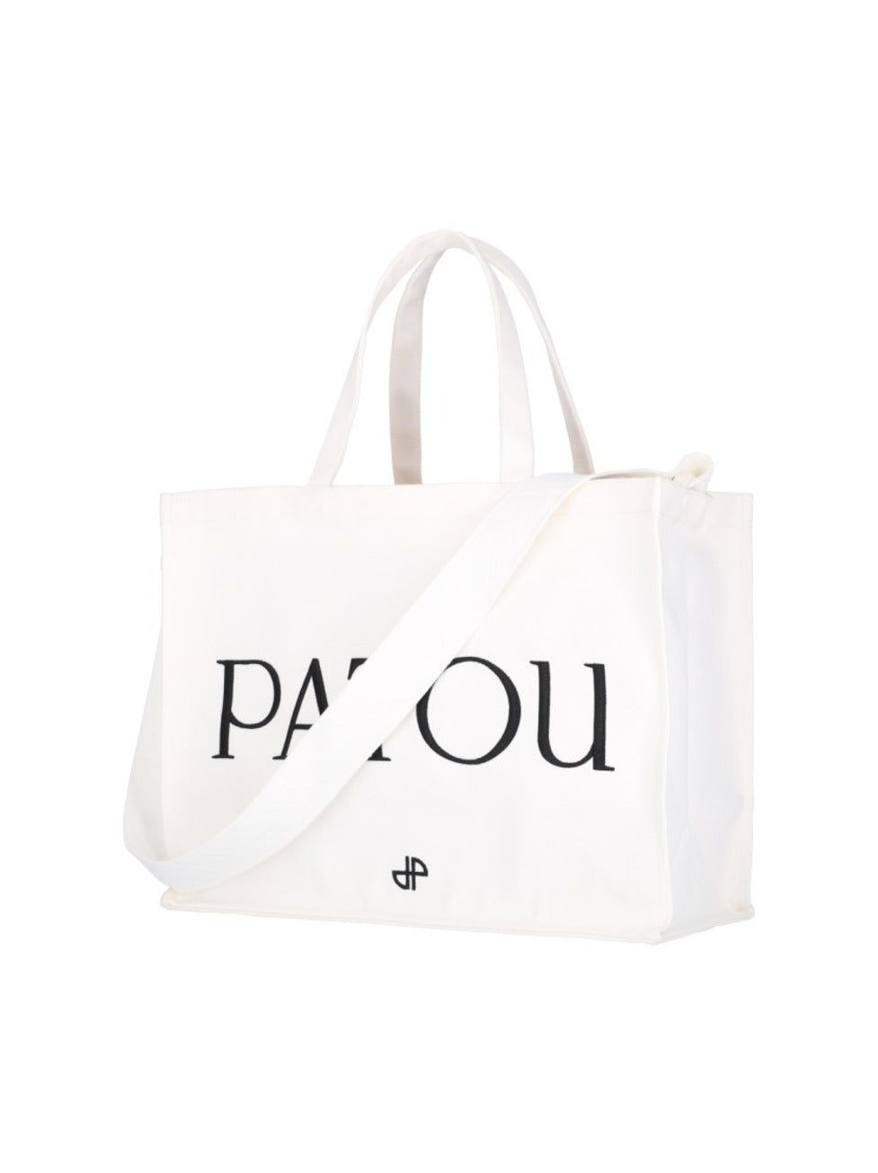 Large Logo Tote Bag – White