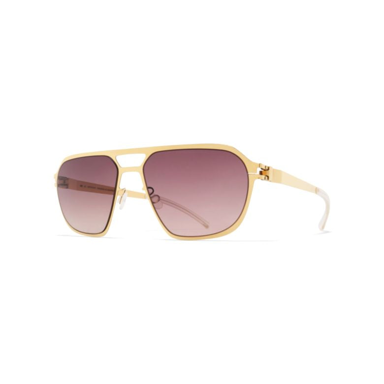 Sinclair Geometric Gold Sunglasses