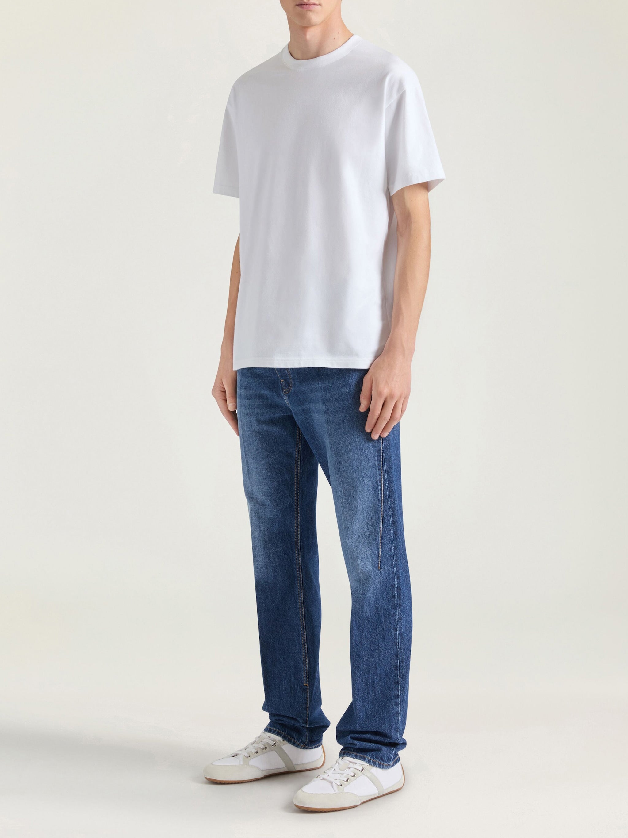 White Regular Fit Bold Logo T-Shirt