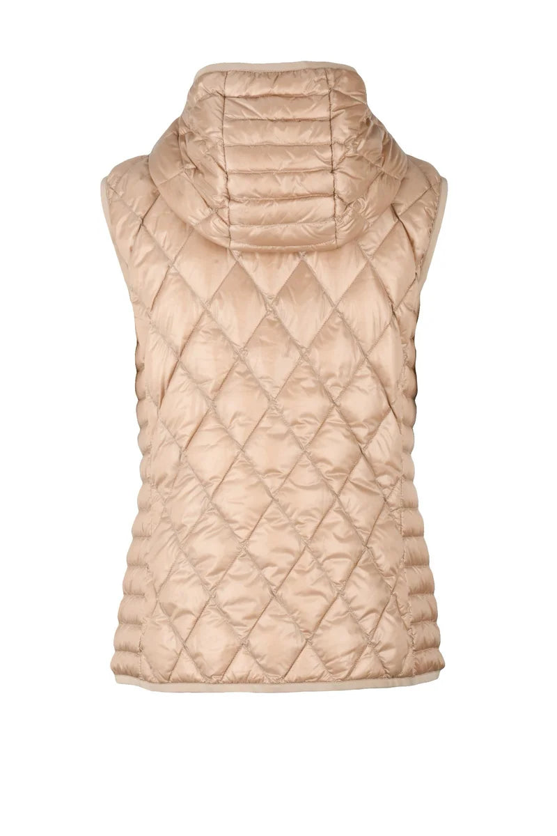 Padded Vest - Brown