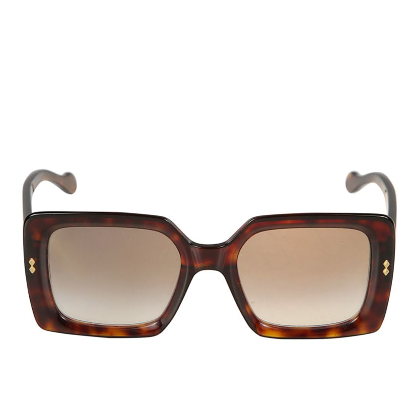 Kate Glamour Oversized Tortoiseshell Sunglasses with Gold Accents