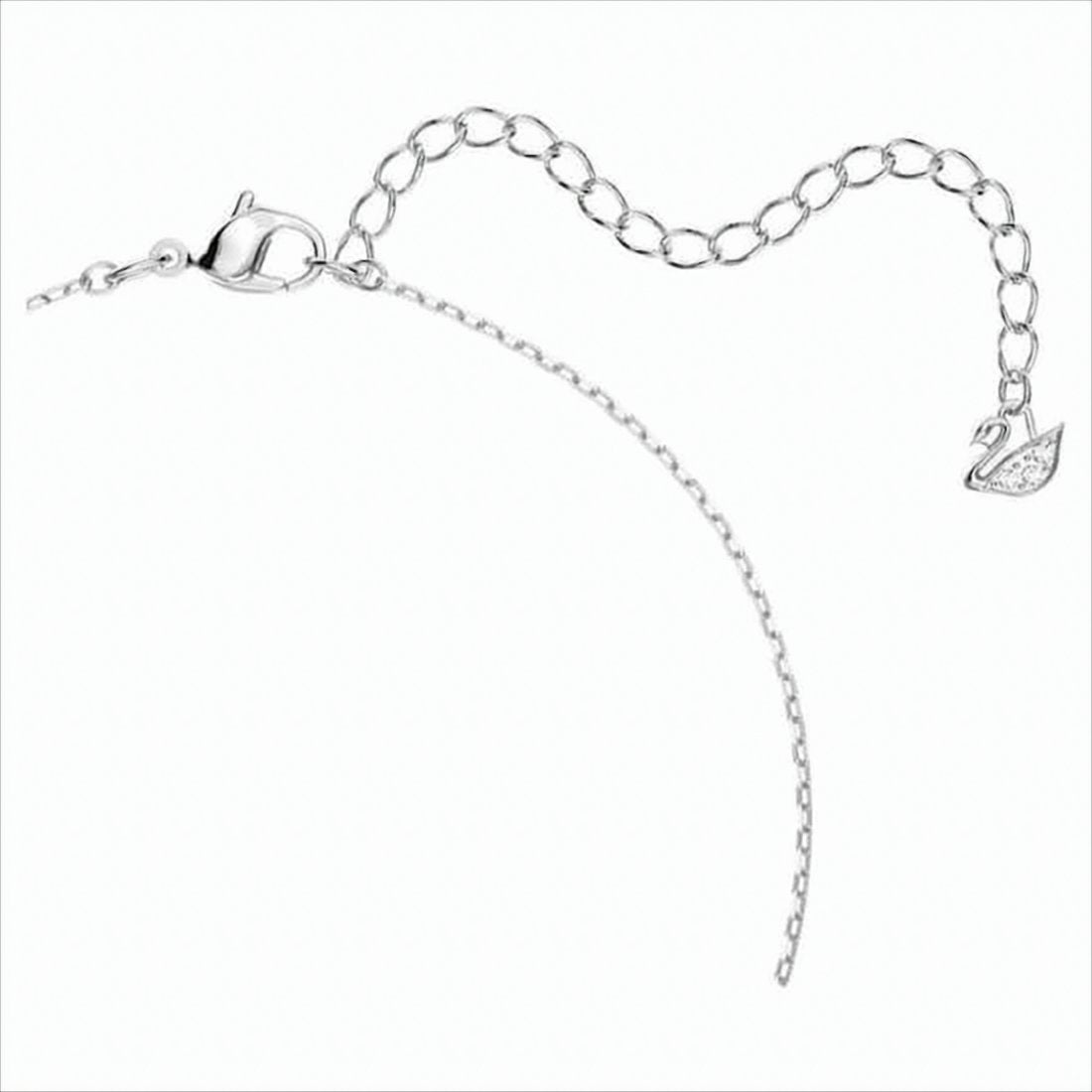 Swan-Shaped Necklace with Sparkling Crystal Pendant