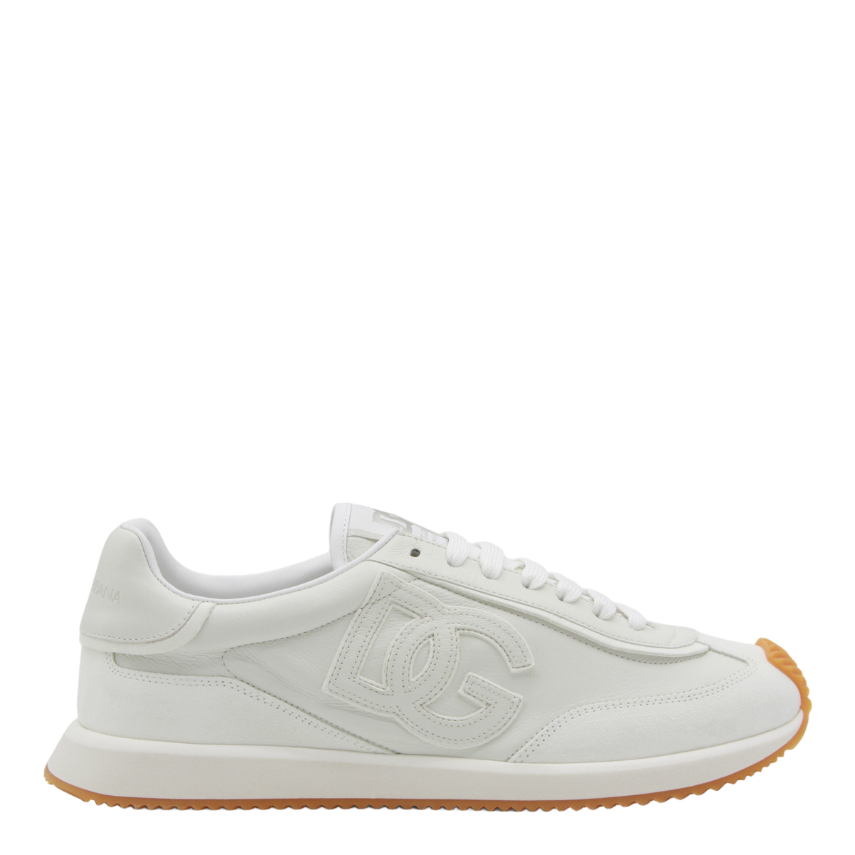 Low-Top Sneakers with Textured Logo