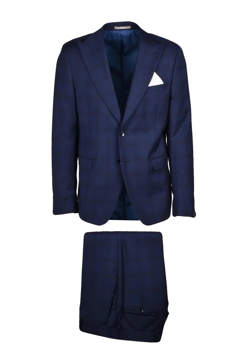 Men's Tailored Suit - Blue