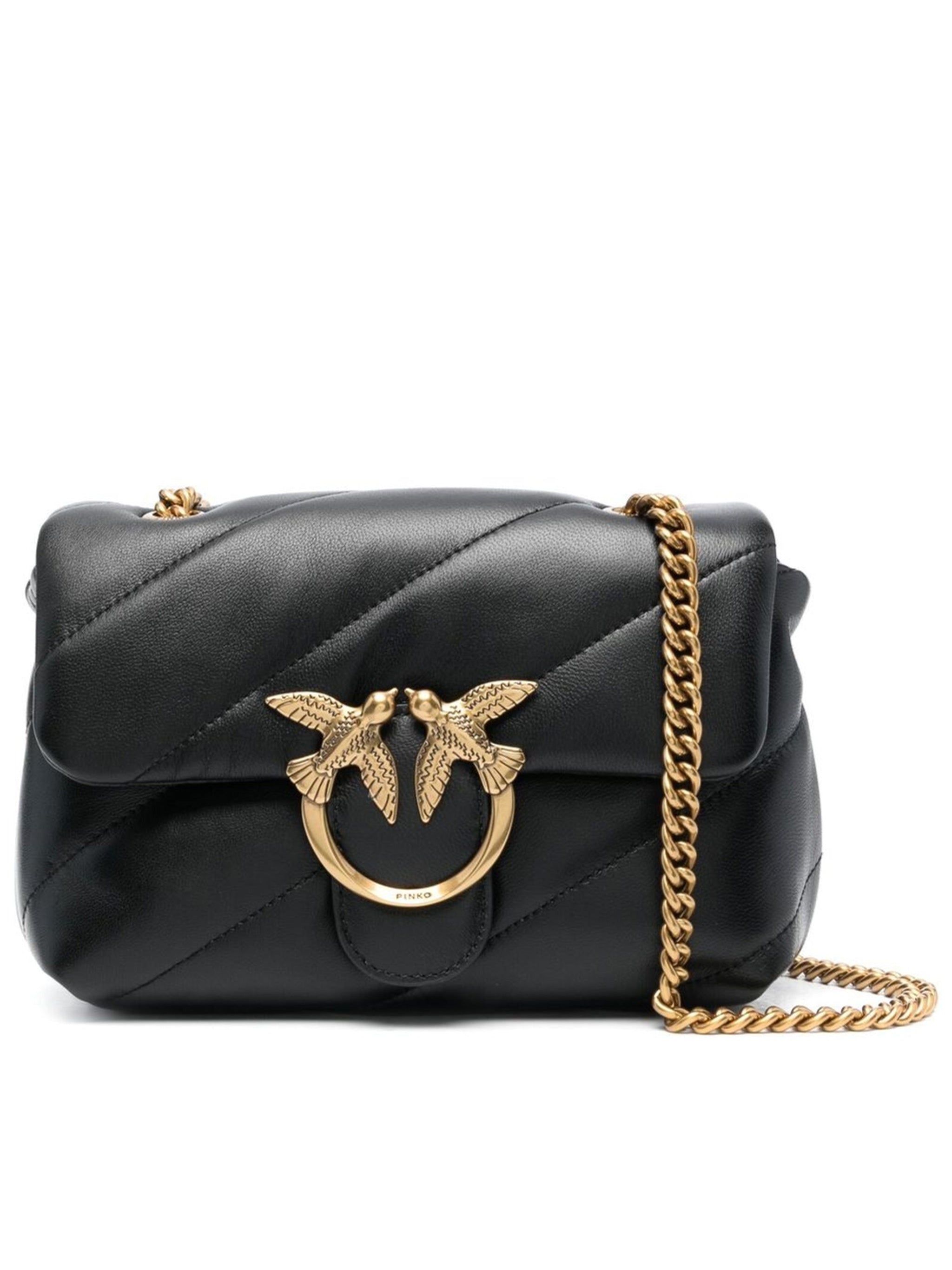 Love Puff Mini Quilted Leather Satchel