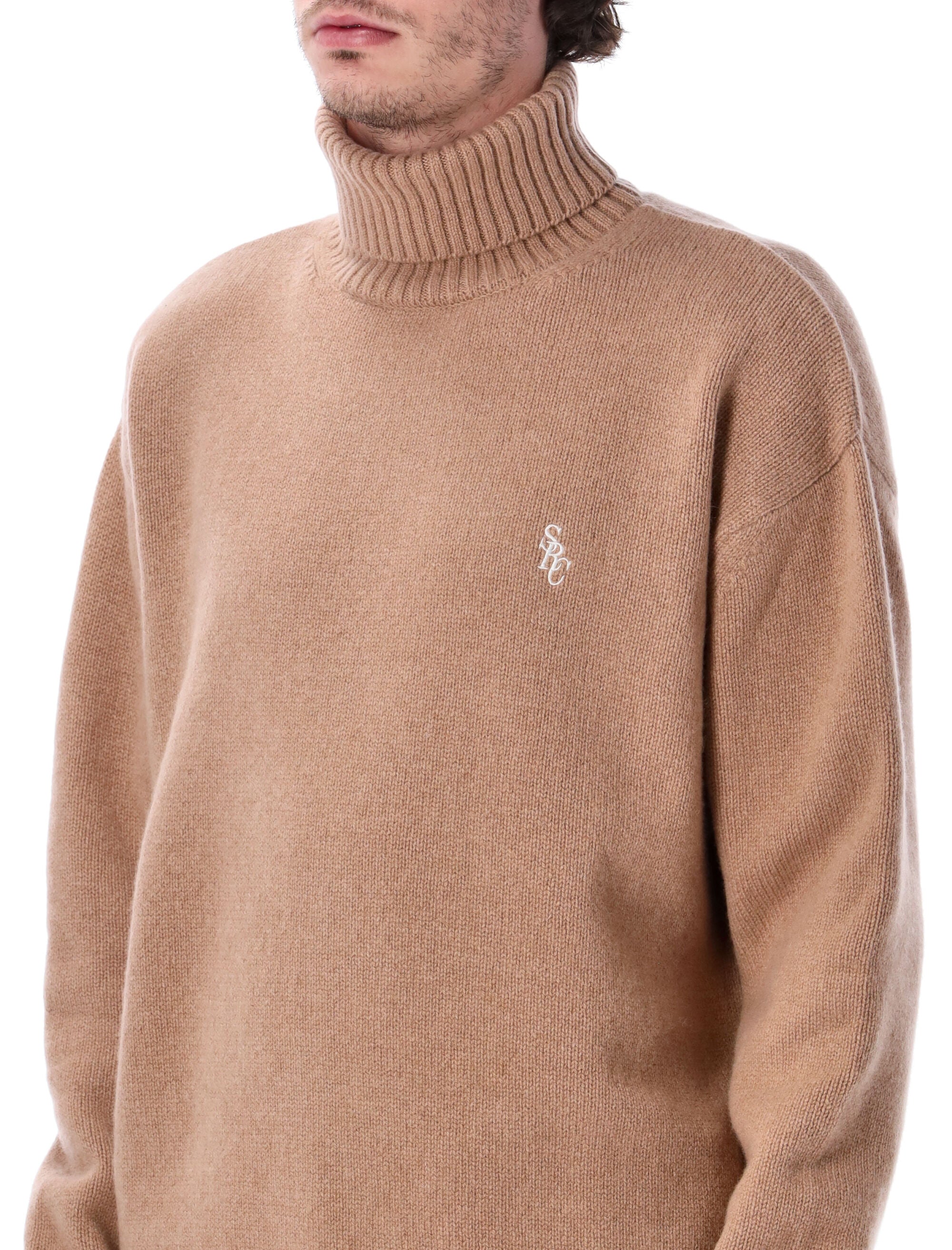 Wool Turtleneck - Camel
