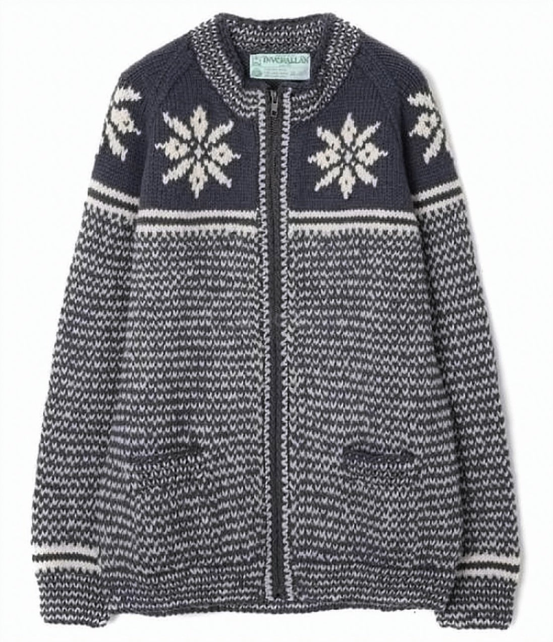Textured Knit Zip-Up Hoodie