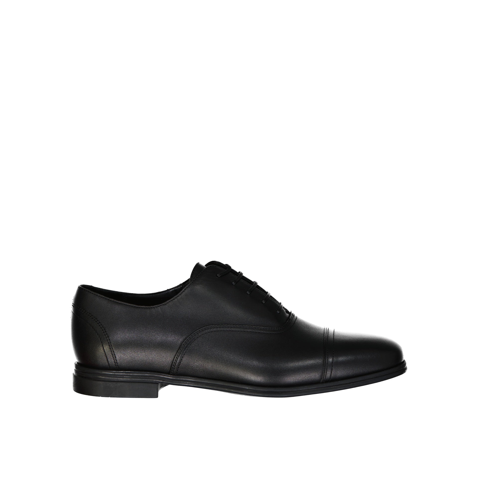 Spice Leather Lace-up Shoes with Polished Finish and Comfort Branded Insole