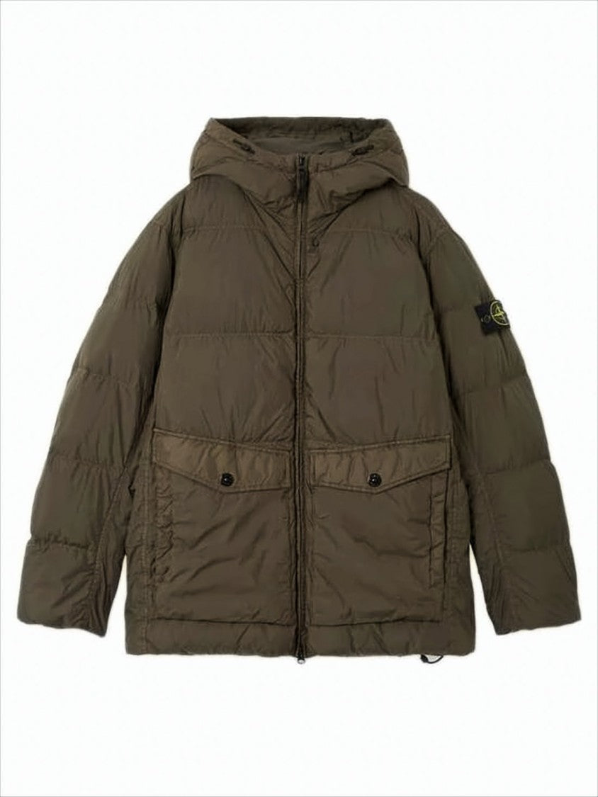 Quilted Casual Jacket with Hood