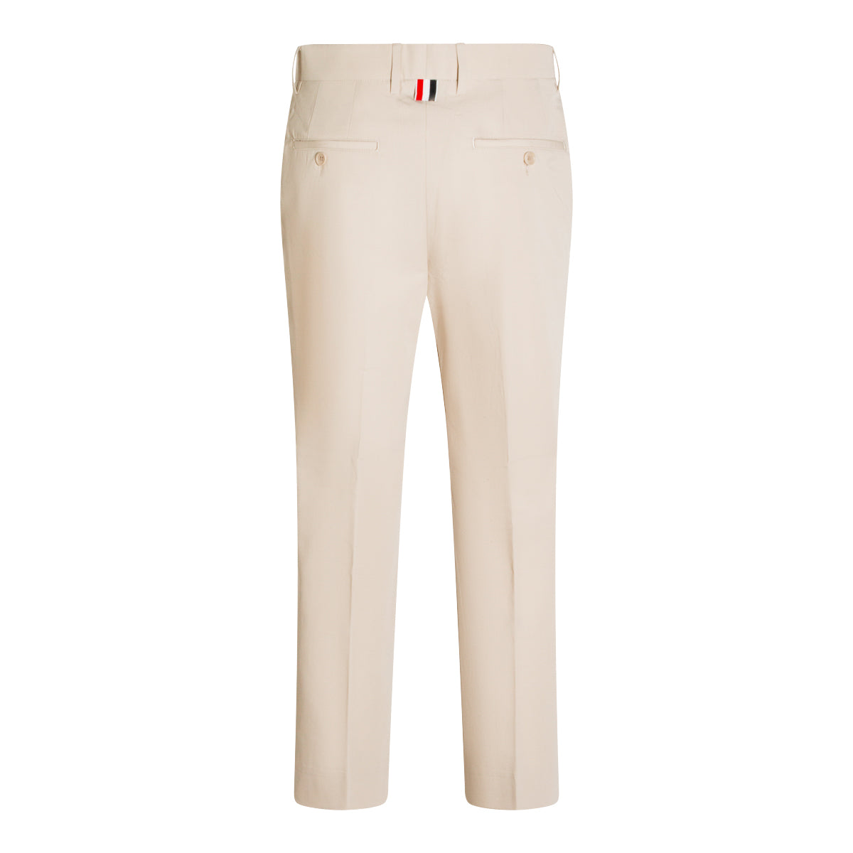 Beige Cotton Pants