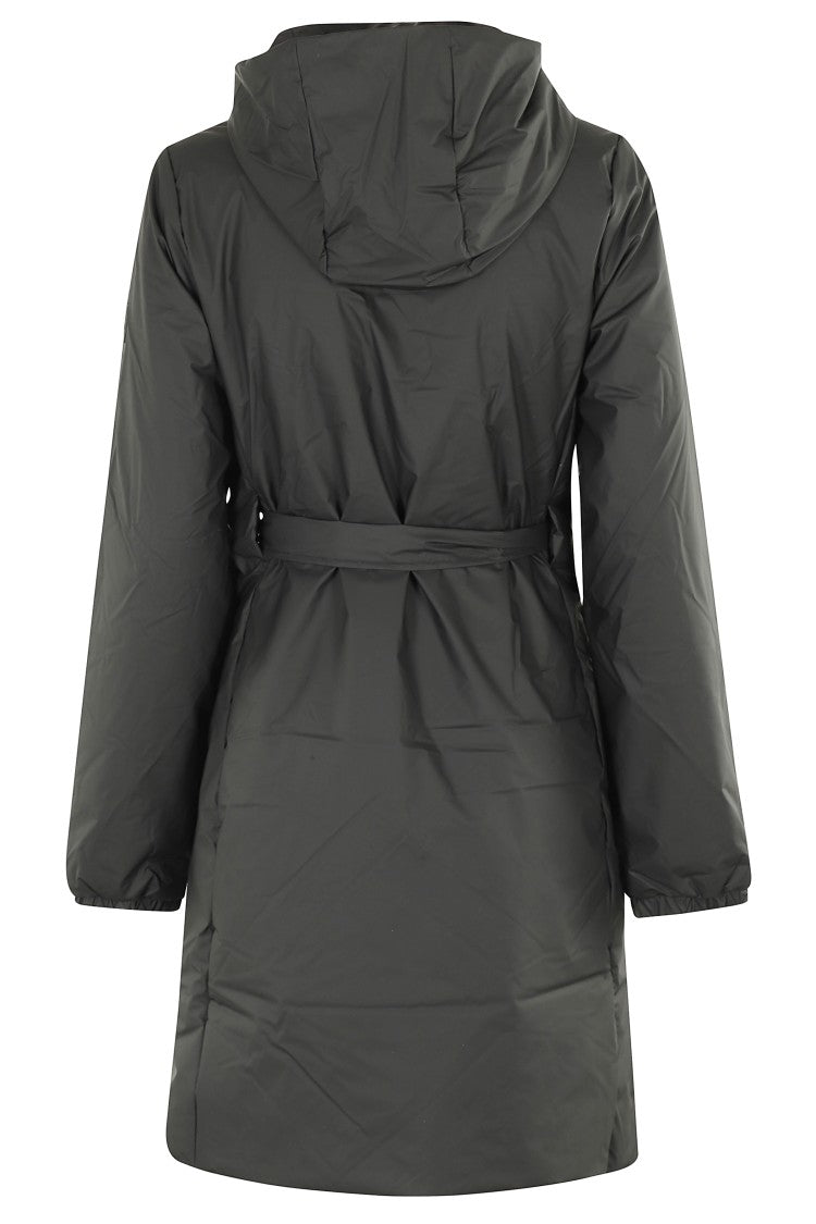 Long Waterproof Jacket with Adjustable Hood