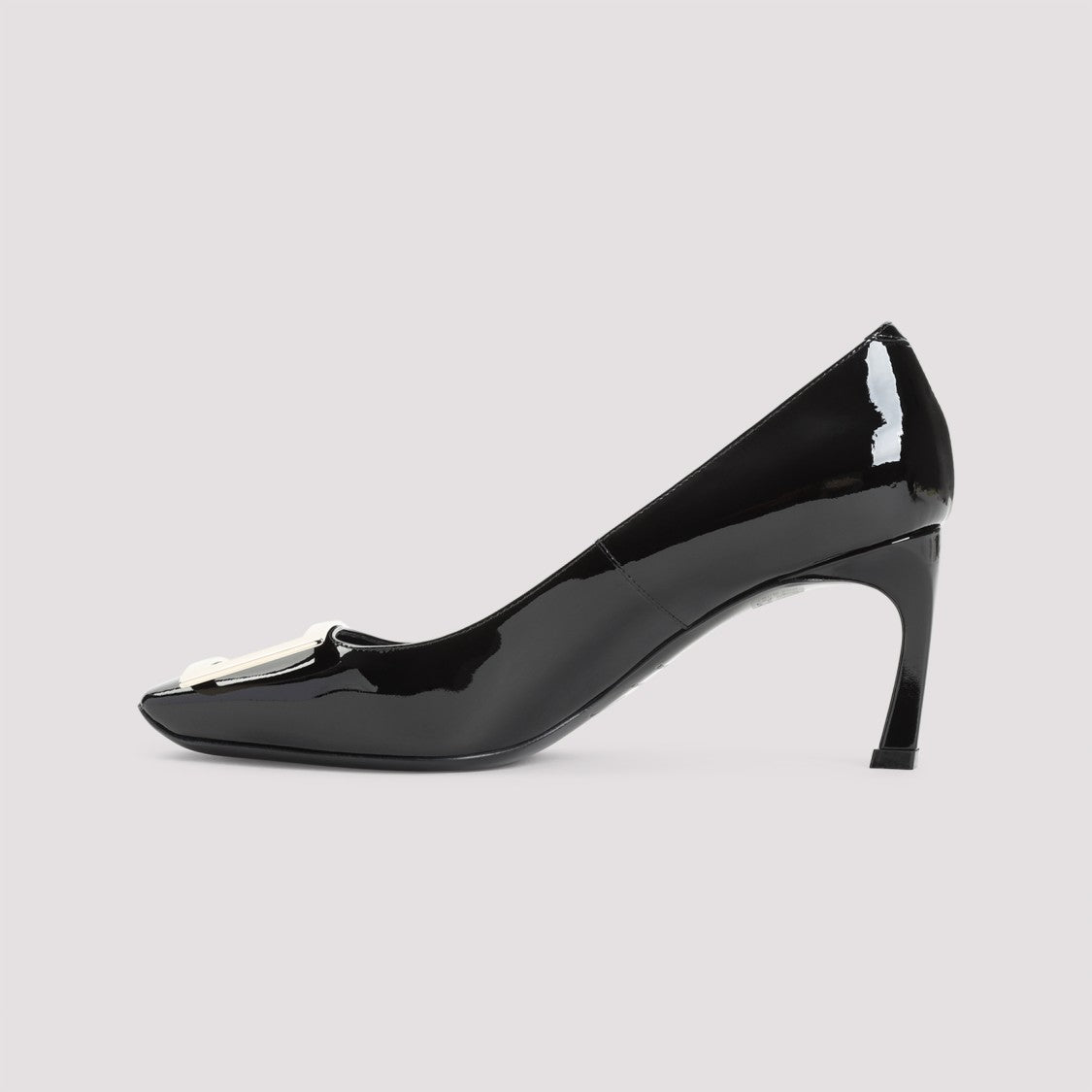 Black Calf Leather Pumps