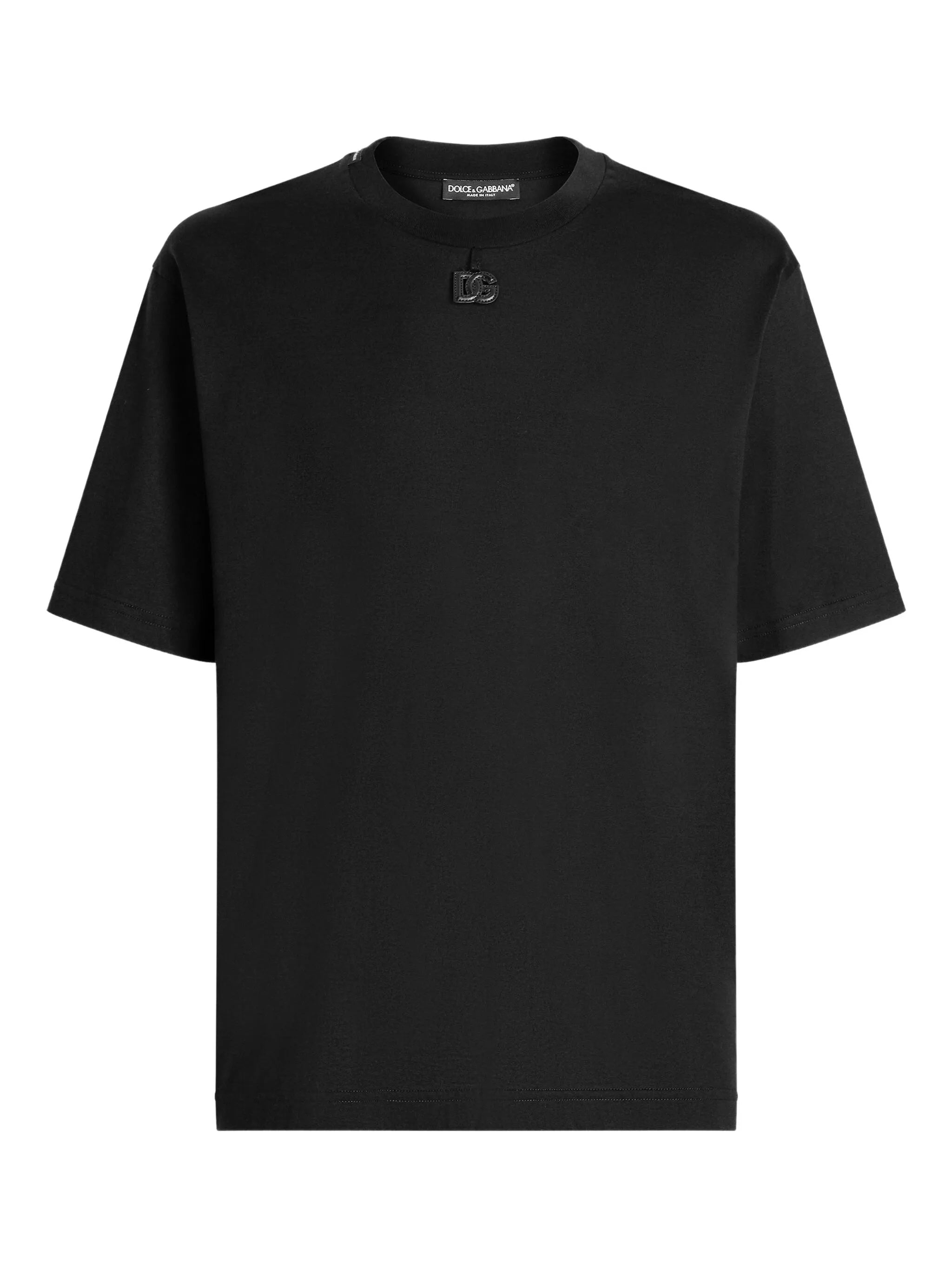 Black Classic Crew Neck Logo T-Shirt