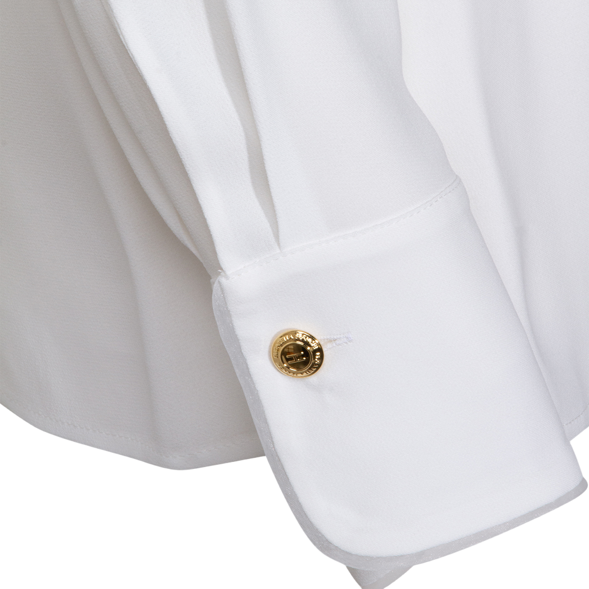 Minimalist Ivory Shirt With Refined Silhouette