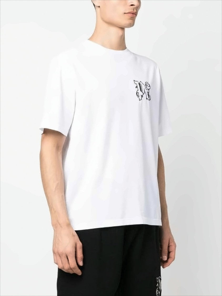 Short-Sleeve T-Shirt with Stylized Logo