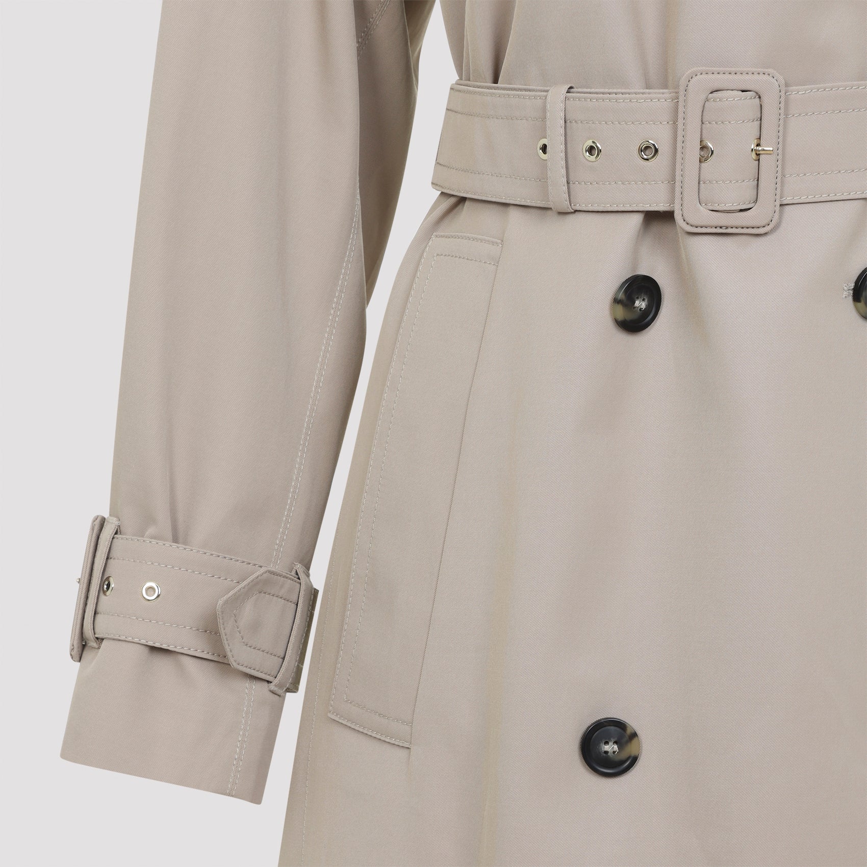 Nude & Neutrals Polyester-Cotton Coat