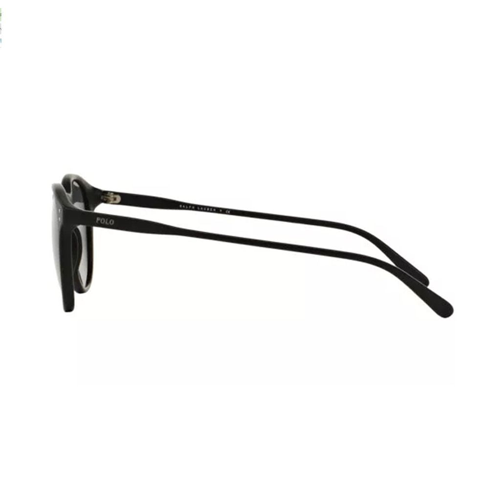Ph4110 Slightly Rounded Black Acetate Sunglasses