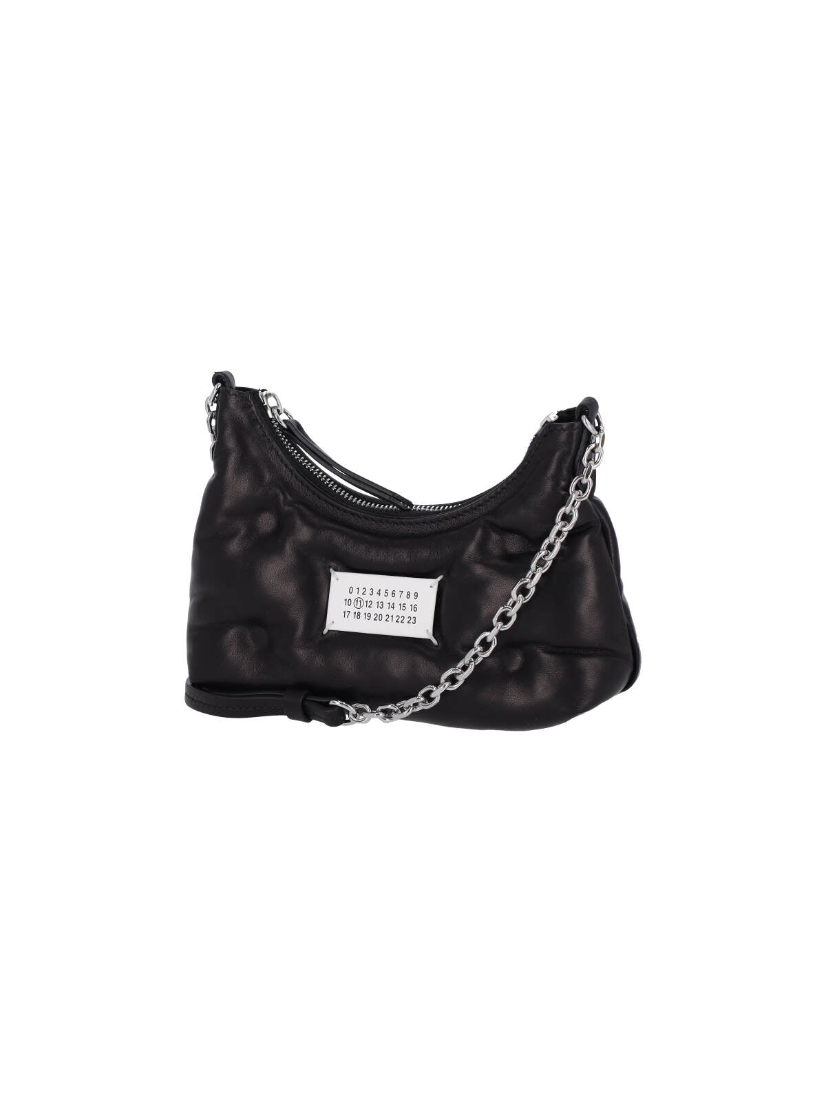 "Glam Slam" Micro Bag, In Black Nappa