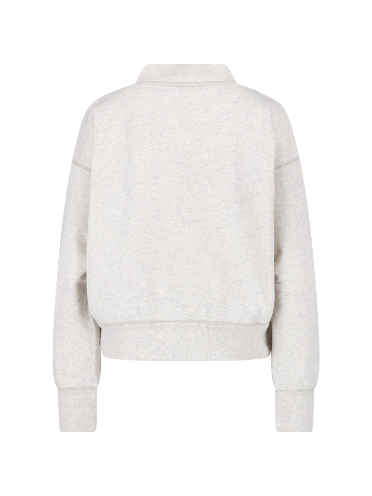 Cropped Sweater with V-Stitch Detail