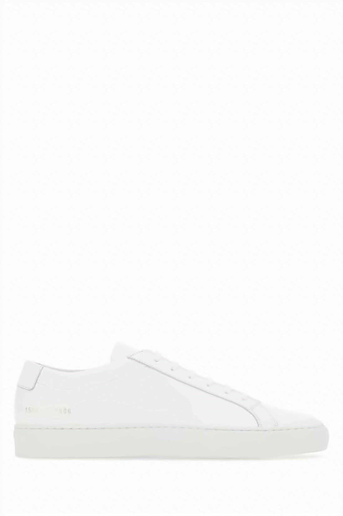 White Cowhide Leather All-White Achilles Sneakers