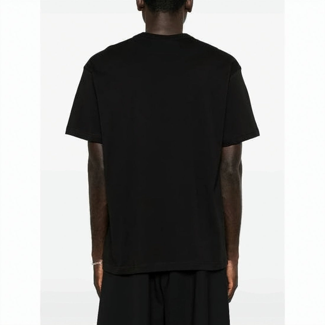 Graphic Print Black Short-Sleeve T-Shirt