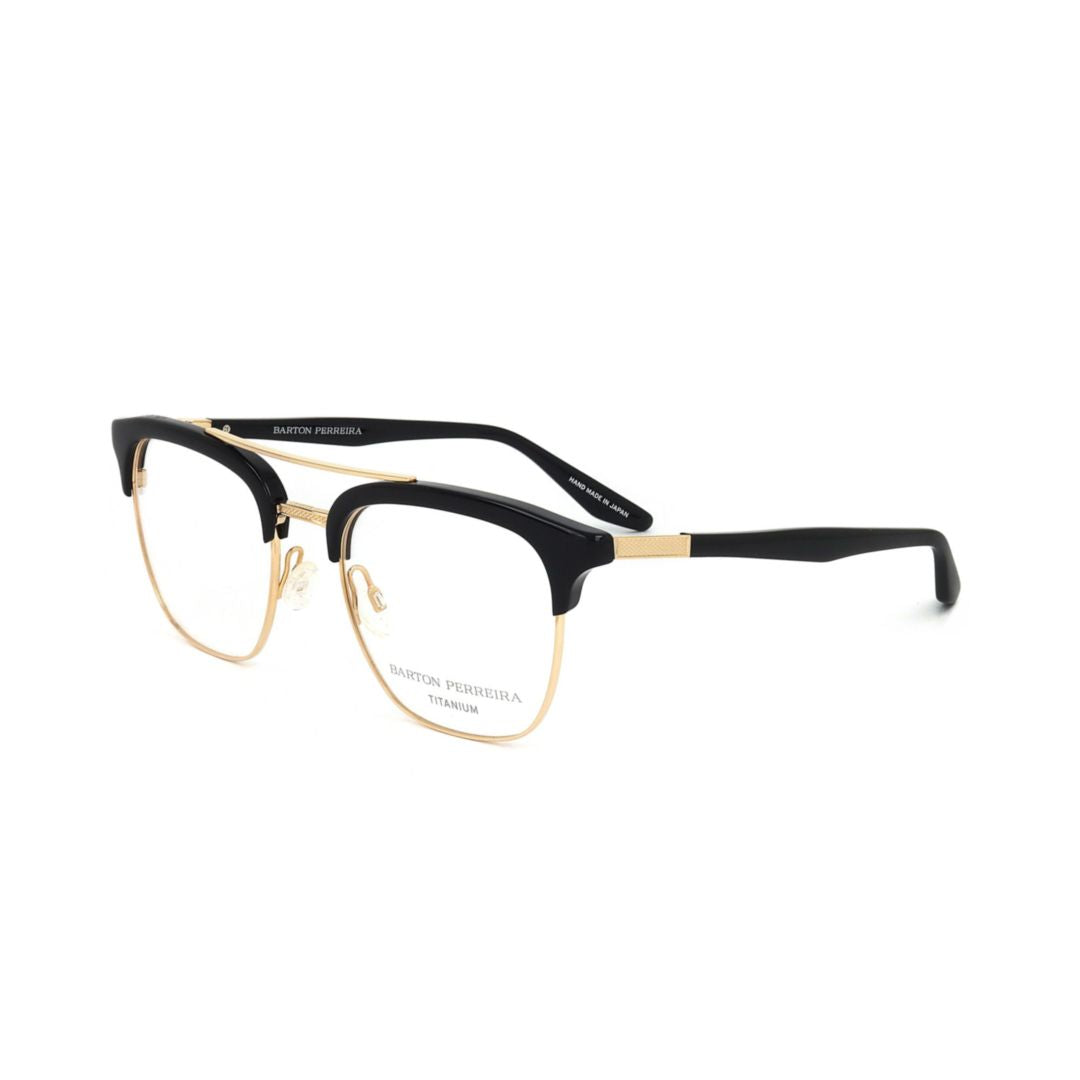 Bp5068 520fc Browline Eyeglasses with Gold Accents