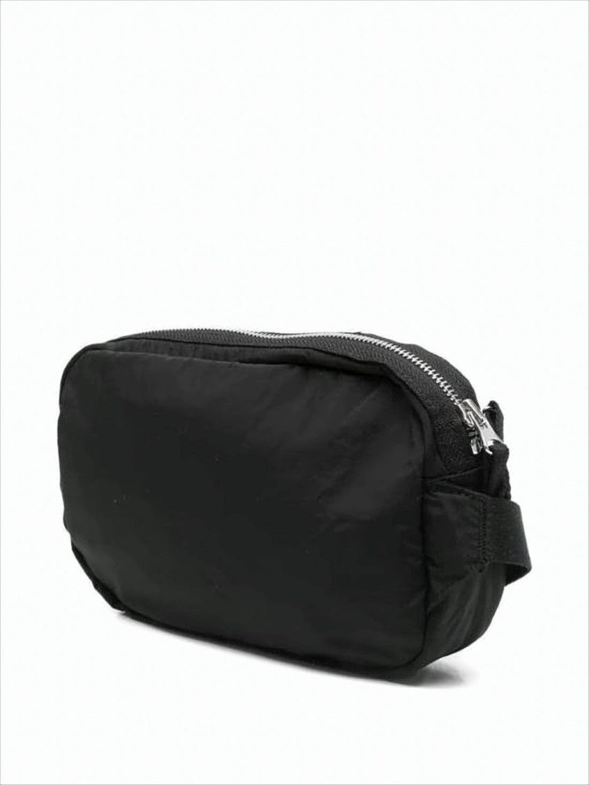 Rectangular Polyamide Crossbody Bag with Minimalist Design