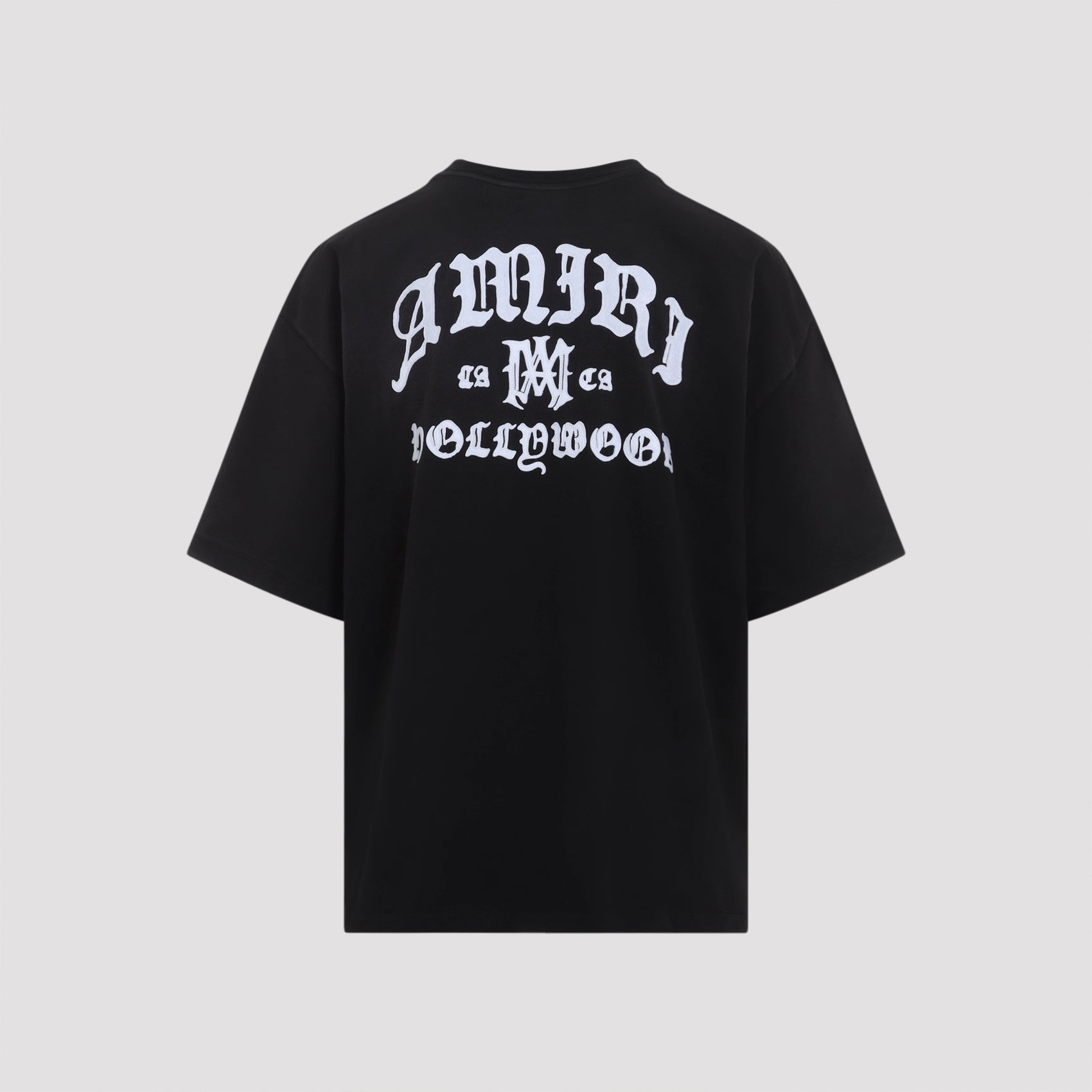 Relaxed Fit Black T-Shirt With Gothic Graphics