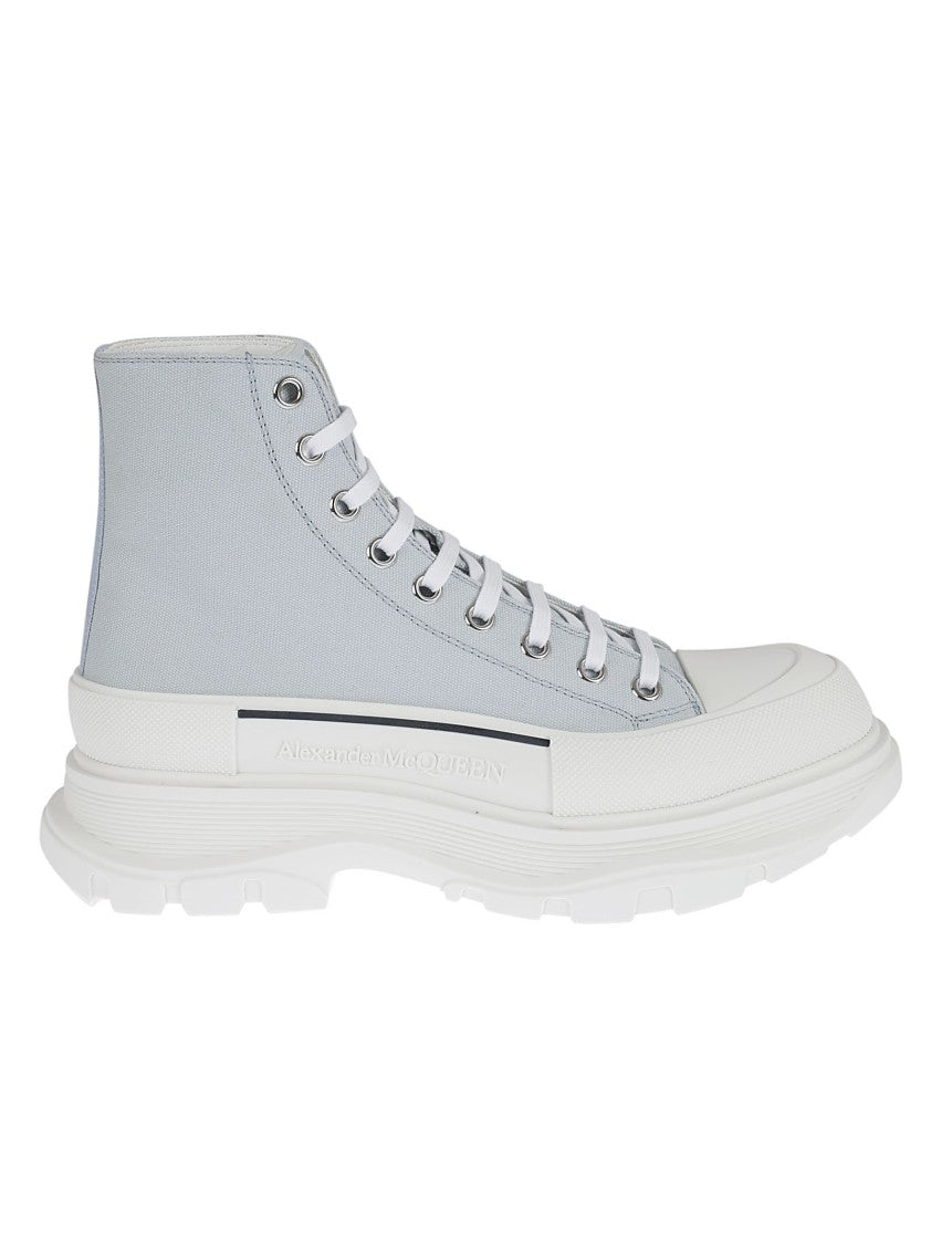 High-Top Sneakers In Smooth Calf Leather