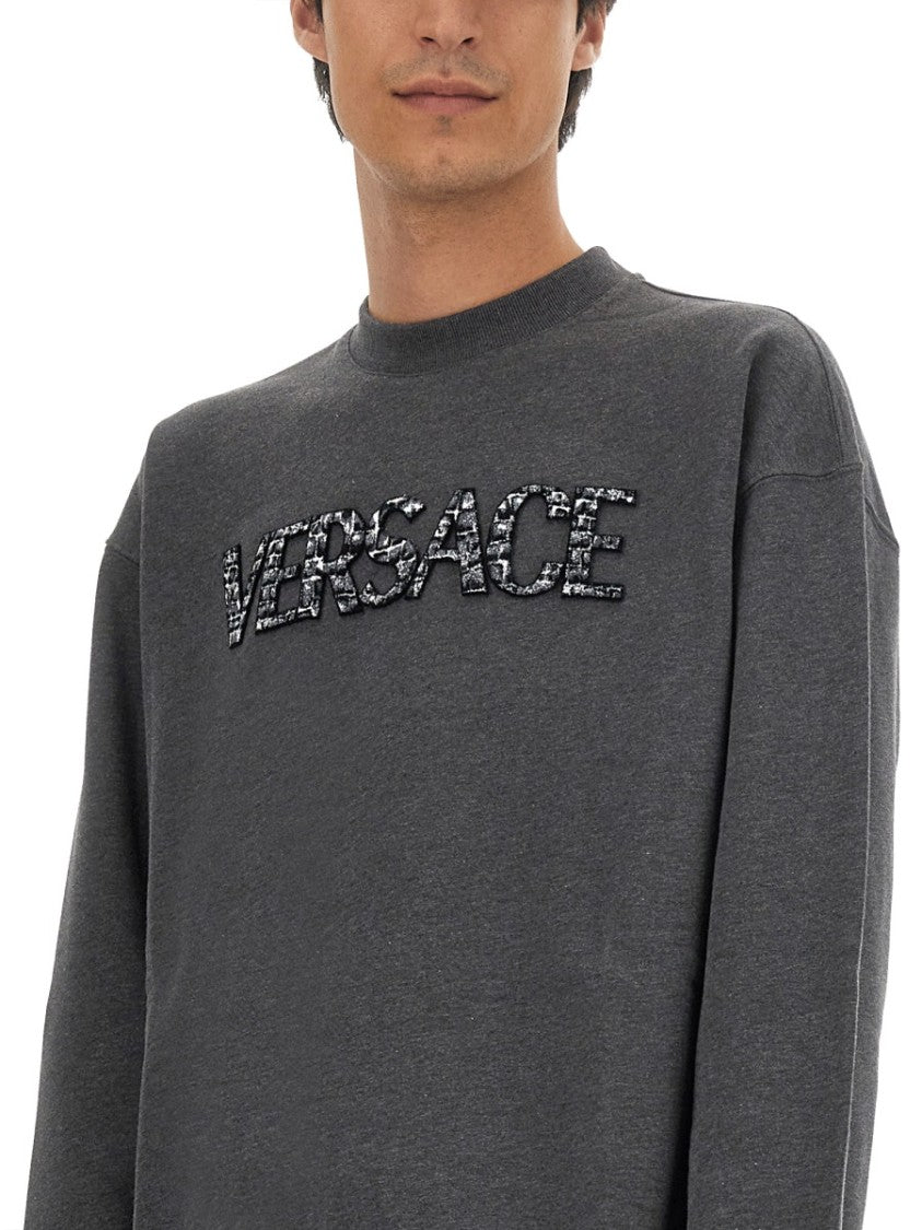 Sweatshirt With Crocodile Logo