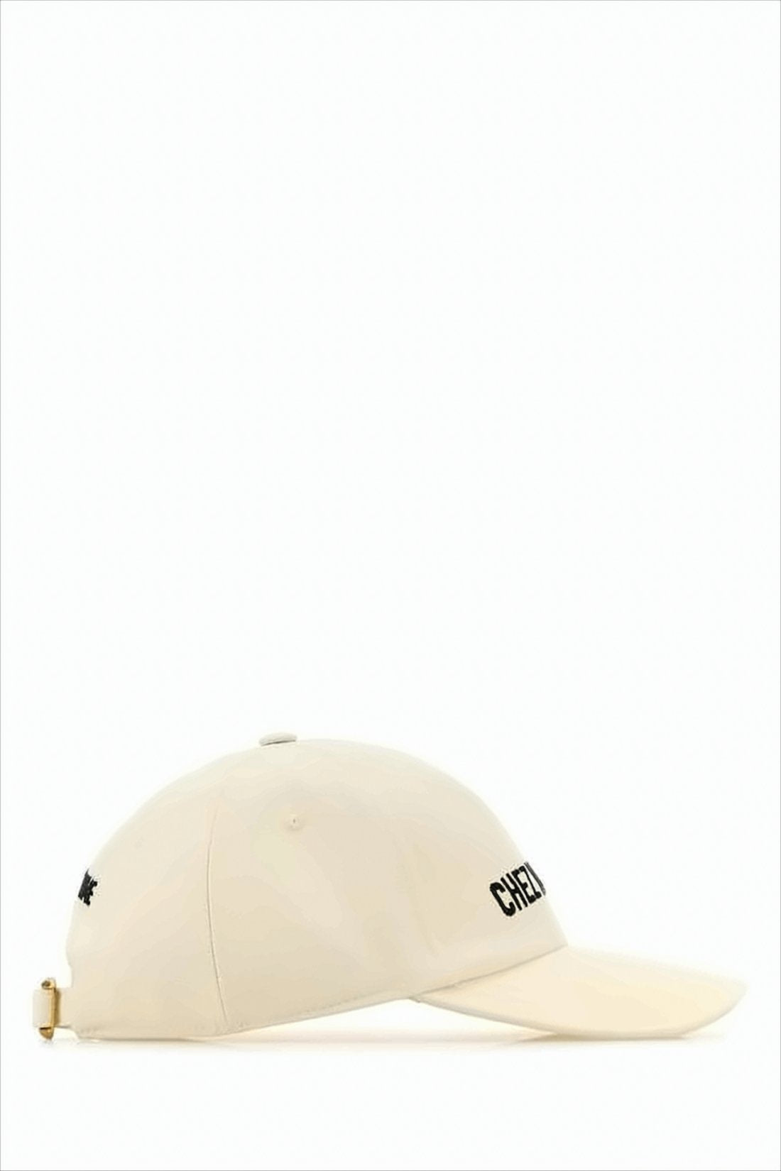 Cotton Baseball Cap with Embroidered Detail