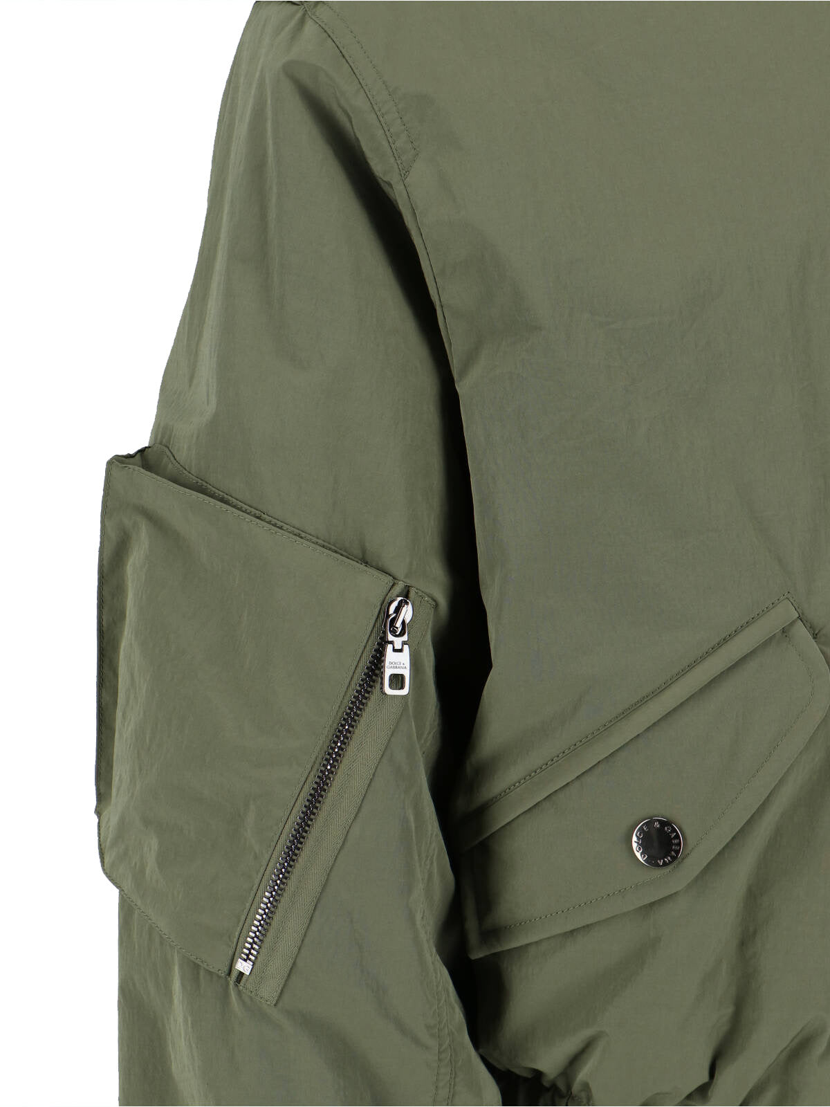 Logo Bomber Jacket – Green