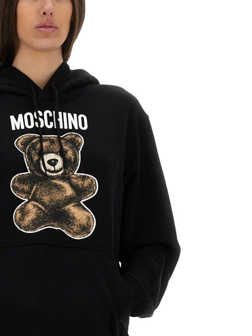 Relaxed Fit Black Hoodie