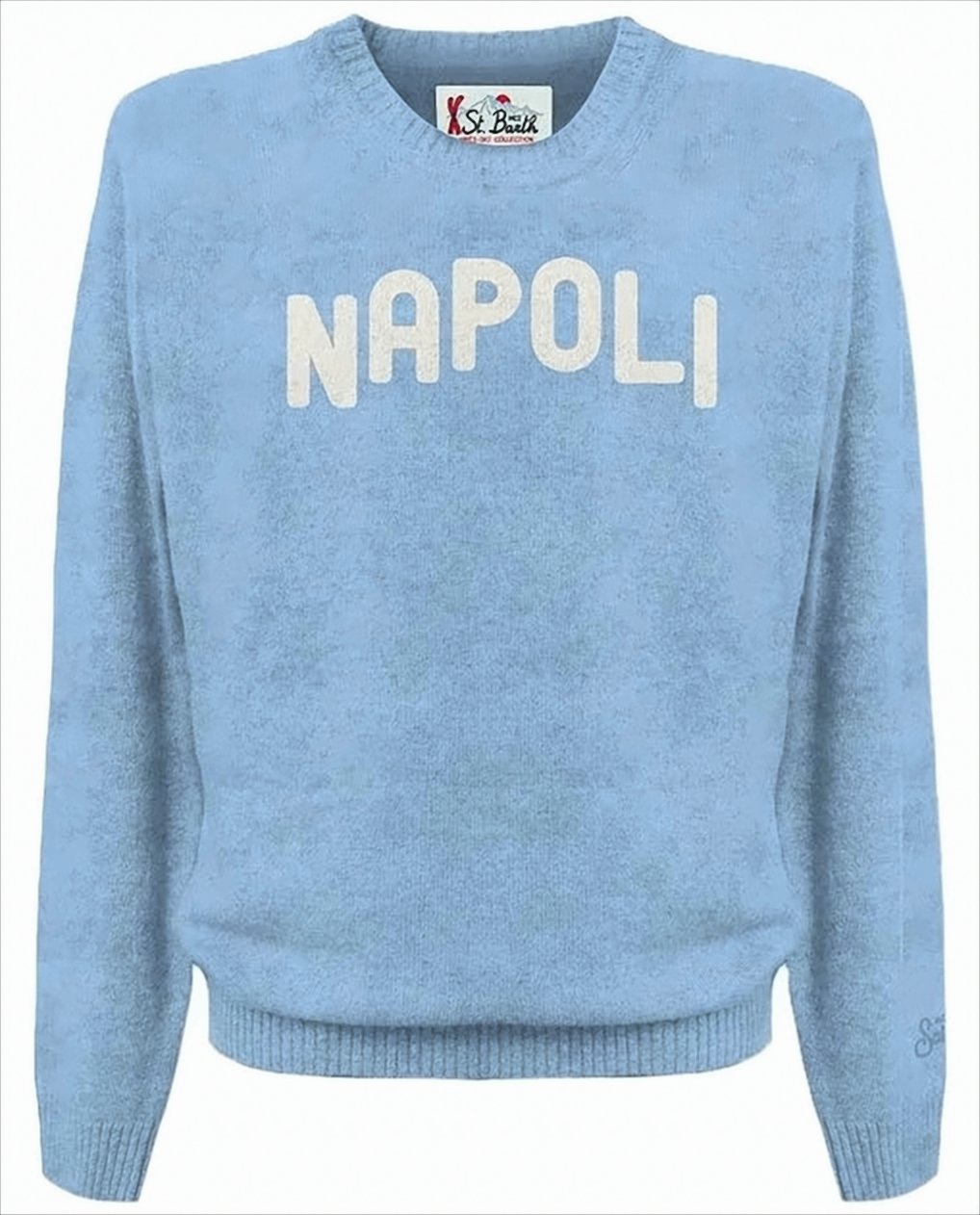 Heron Alpaca Napoli Sweater With Fuzzy Detailing
