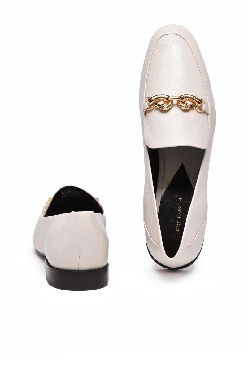 Leather Loafers - Cream