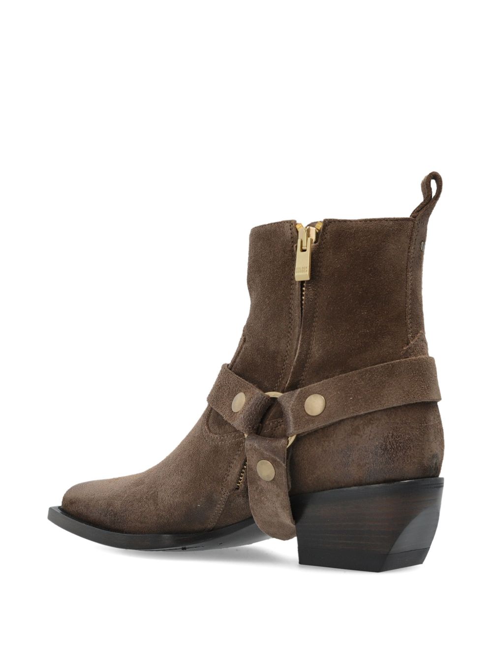 Ankle-Height Suede Boots