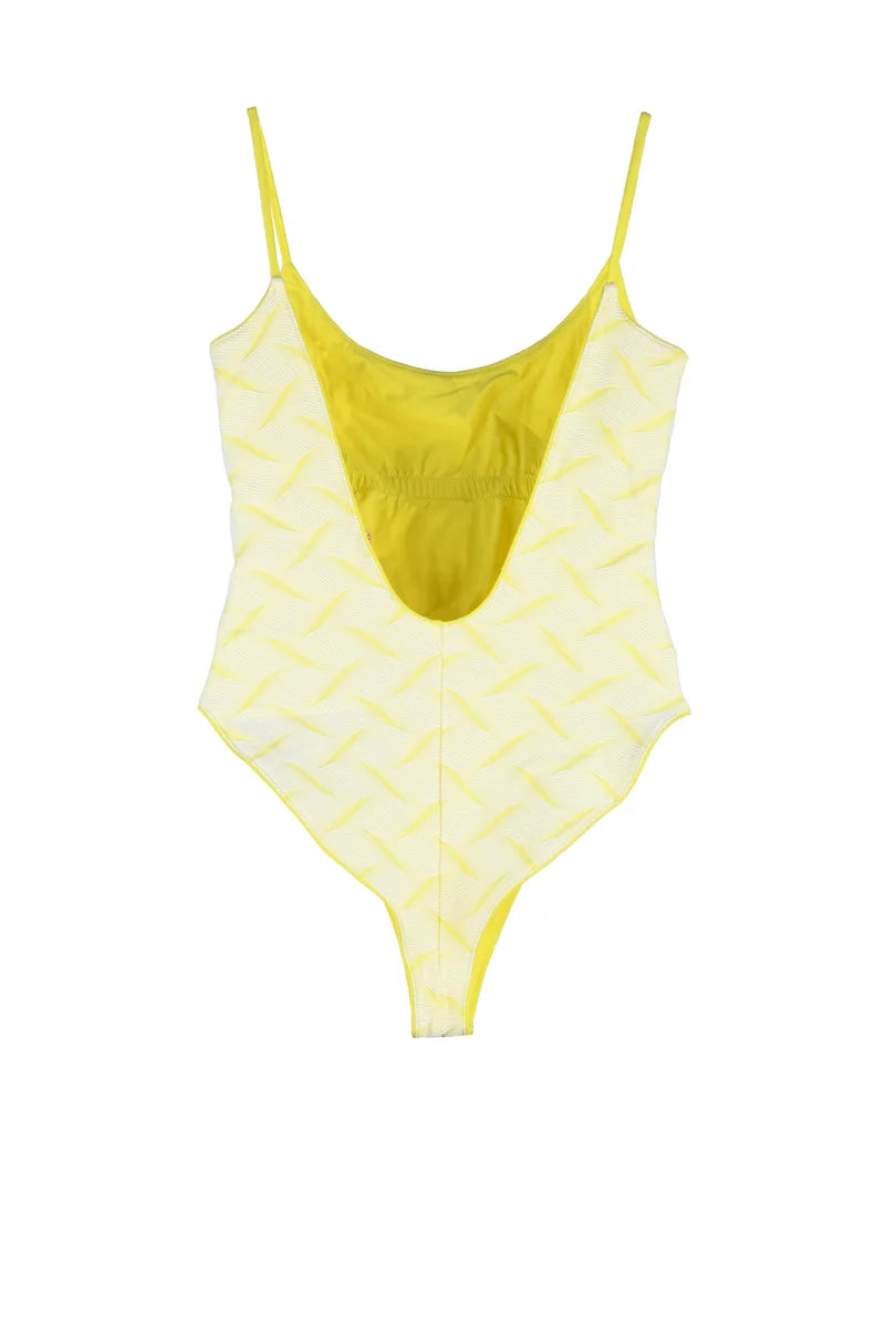 One-Piece Swimsuit with Adjustable Straps
