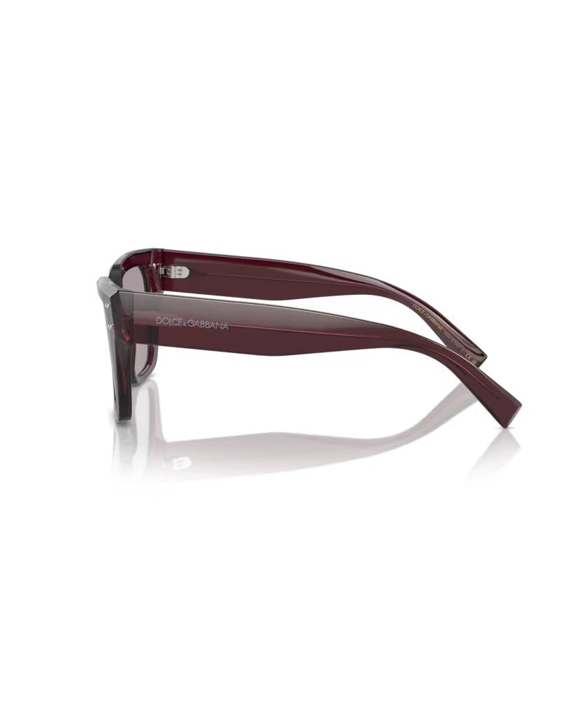 Square Faceted Sunglasses With Refined Pin Details