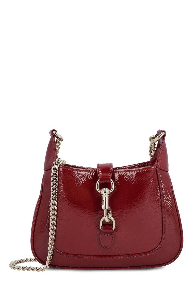 Compact Rectangular Mini 'Jackie' Bag In Smooth Calf Skin