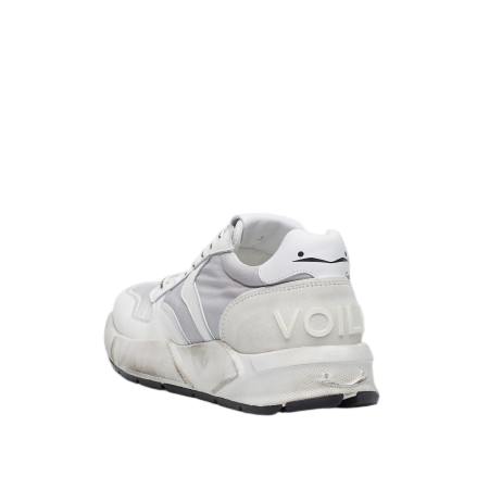 Tumbled Calfskin and Suede Sneakers
