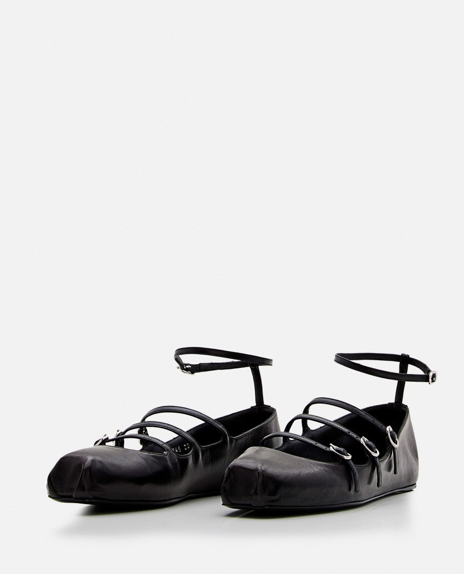 Leather Ballerina Flat