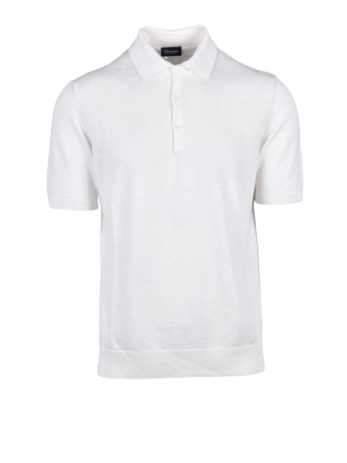 Knit Polo - White