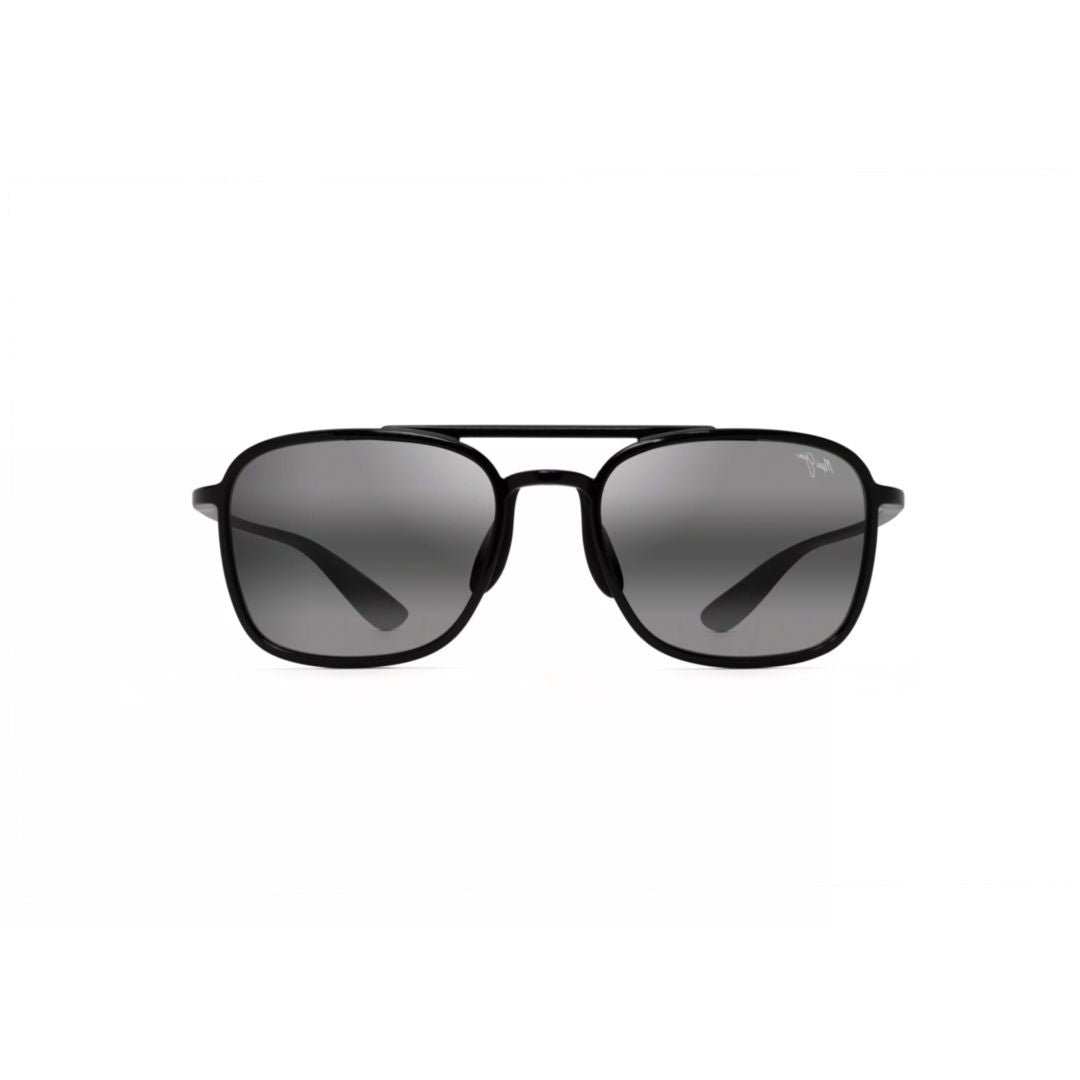 Keokea Rectangular Frame Sunglasses with Double Bridge Design